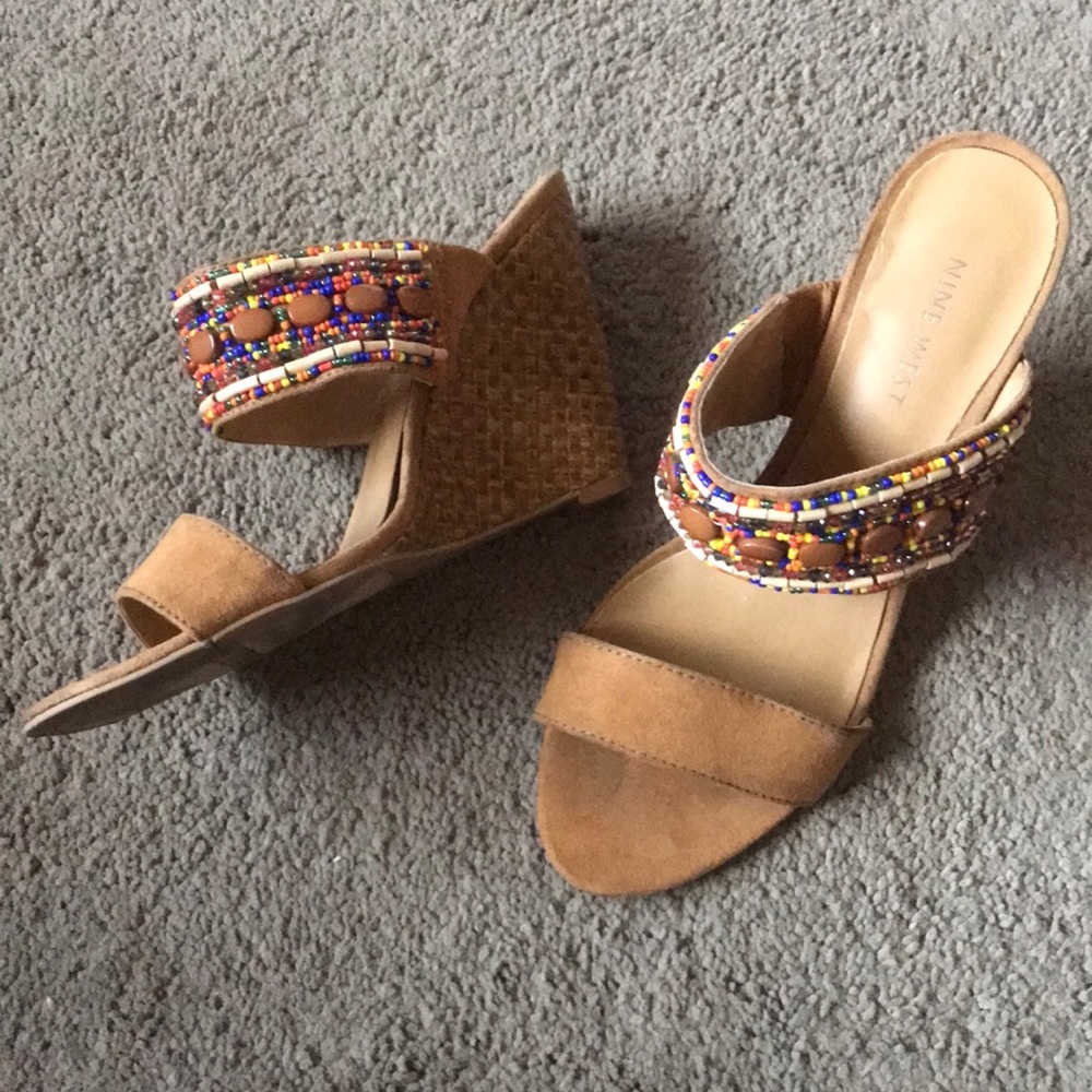 Nine West wedge sandals